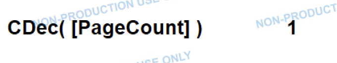 Acumatica Report Designer CDec conversion function (preview)