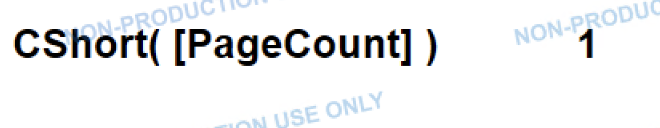 Acumatica Report Designer CShort conversion function (preview)