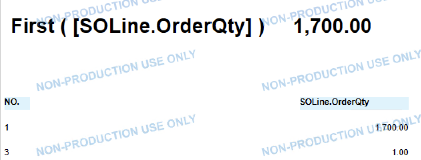 Acumatica Report Designer First conversion function (preview)