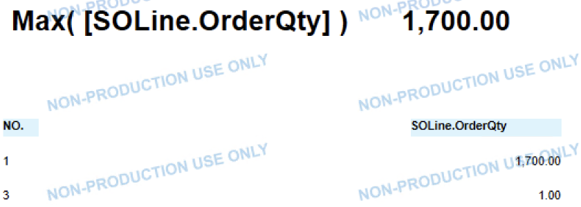 Acumatica Report Designer Max conversion function (preview)