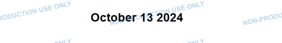 Cropped screenshot example of Now function formatted for full date in Acumatica Report