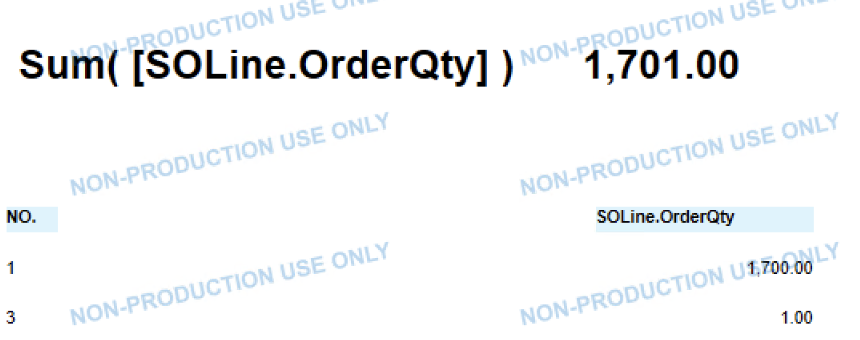 Acumatica Report Designer Sum conversion function (preview)