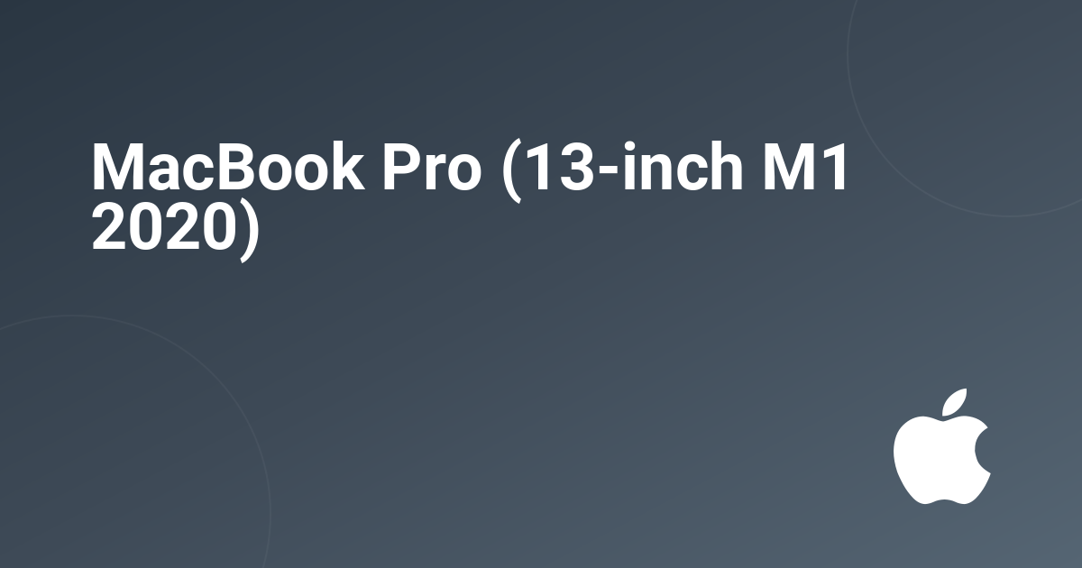 MacBook Pro (13-inch M1 2020)