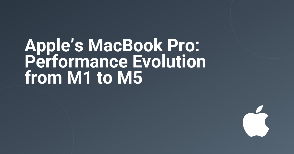 Apple’s MacBook Pro: Performance Evolution from M1 to M5