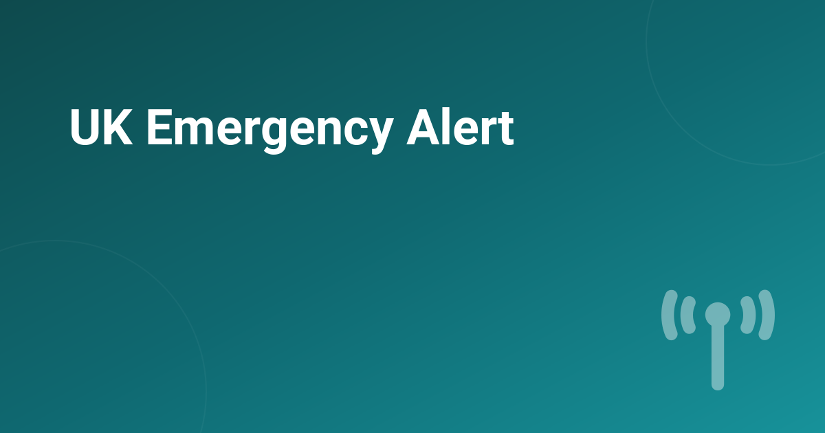 UK Emergency Alert 