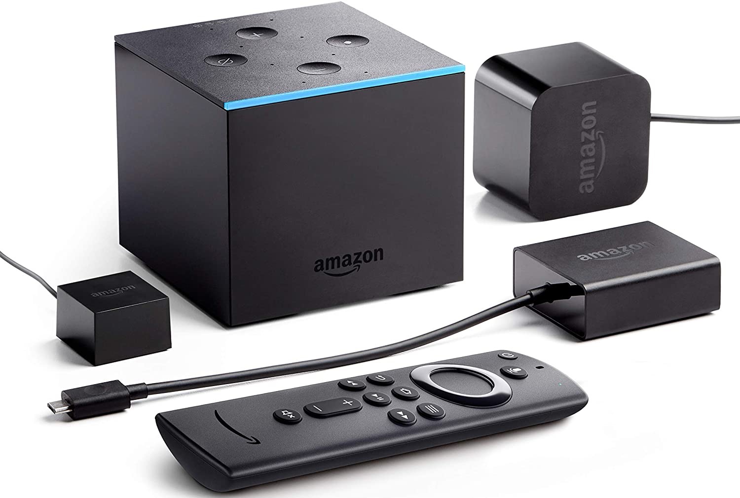 Fire TV Cube, Hands free with Alexa, 4K Ultra HD streaming media player product image