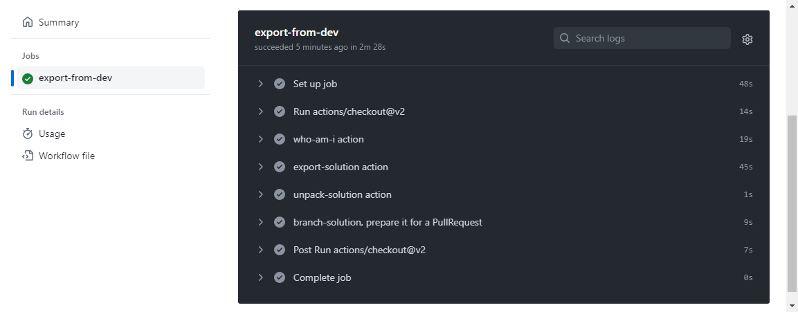 Monitoring your running workflow in GitHub actions