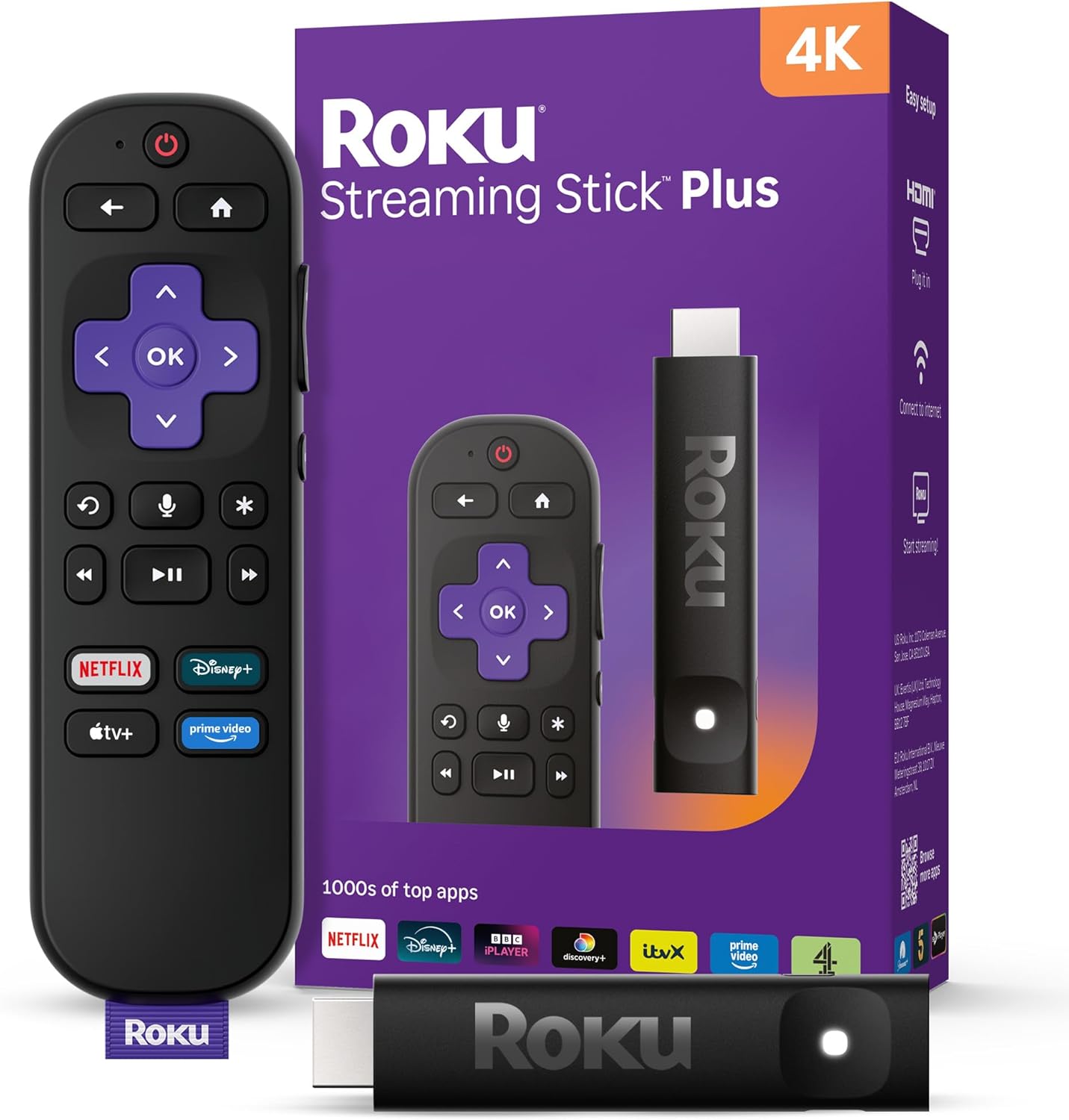 Roku® Streaming Stick™ Plus 2025