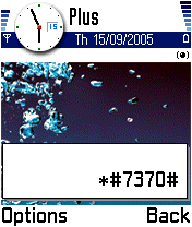 Factory Reset shortcode for a Nokia 7650 S60 device