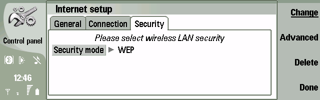 9500 Wireless Security