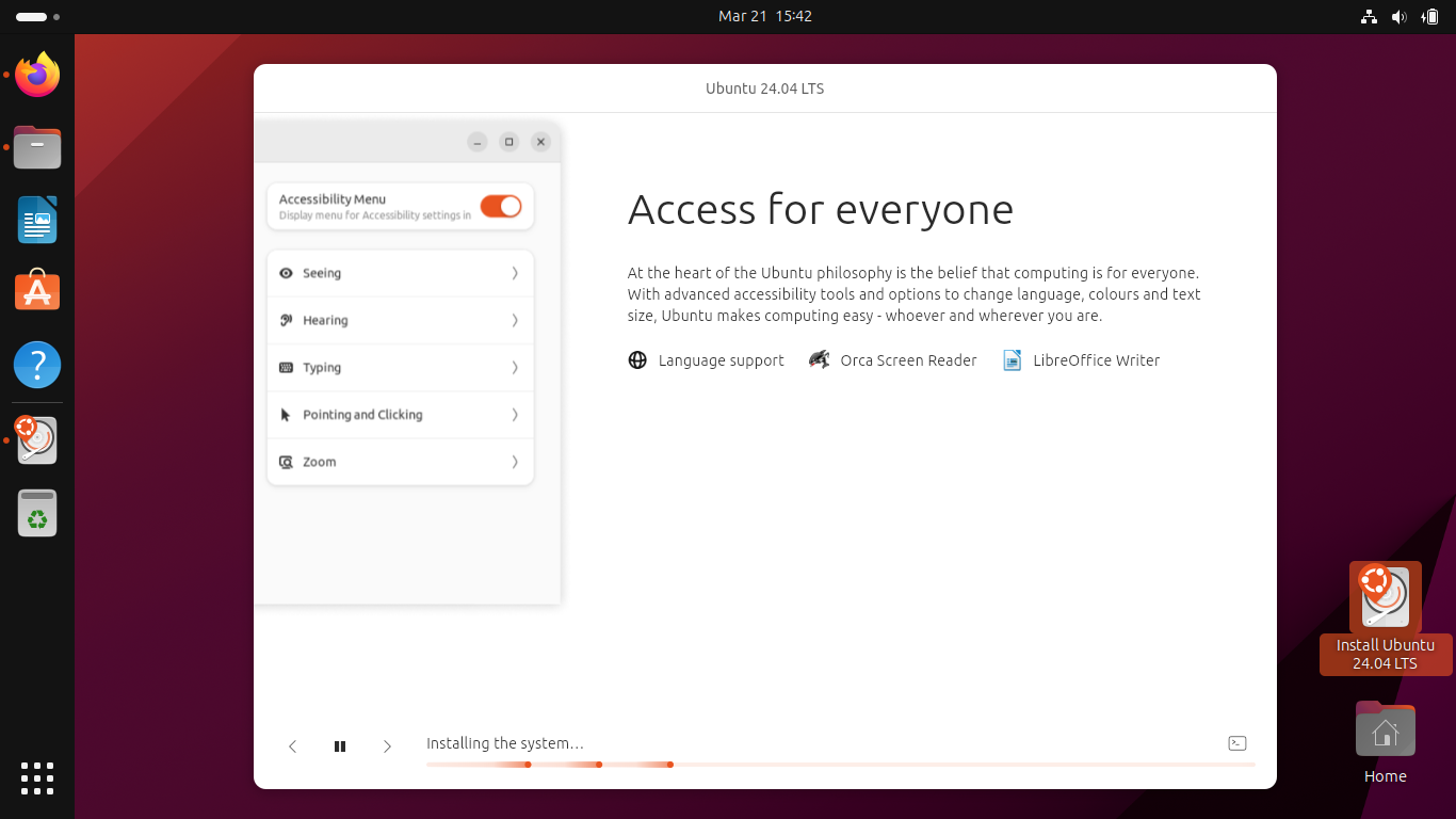 Screenshot, Access for everyone with advanced accessibility tools