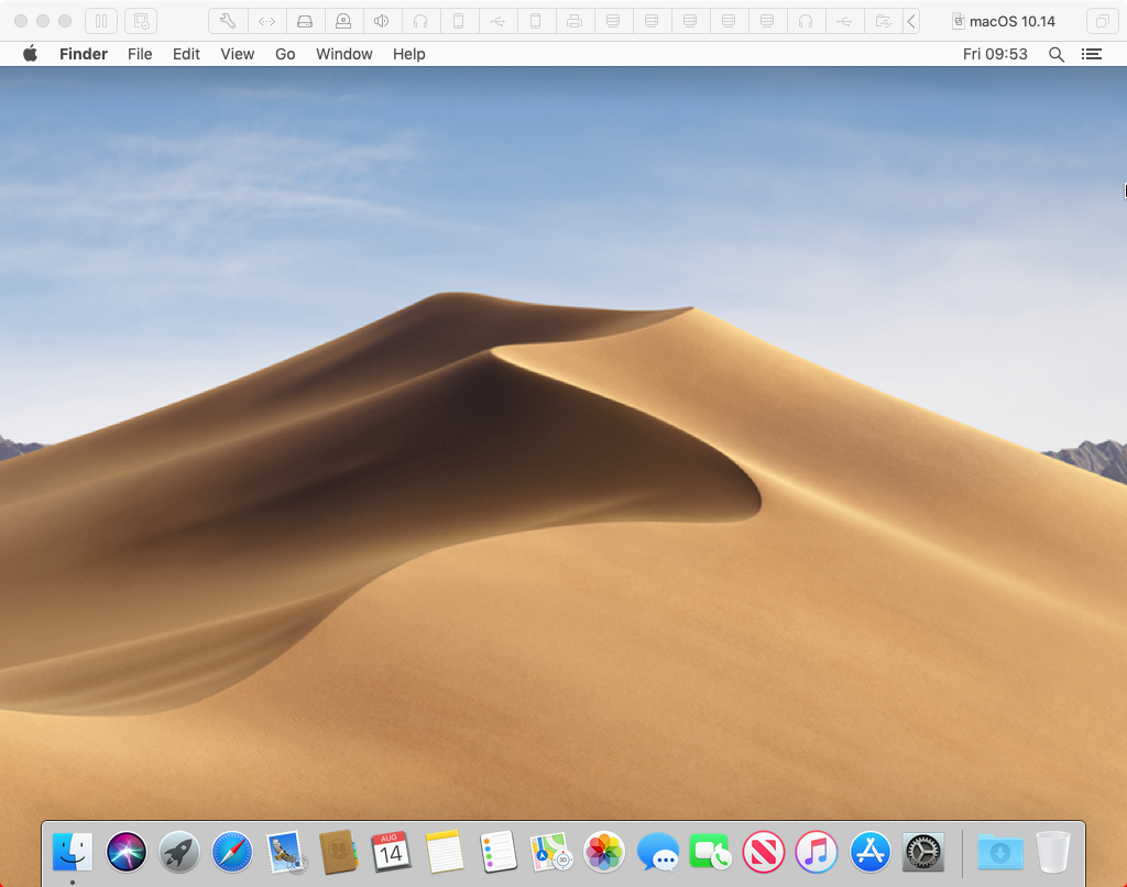 macOS Mojave desktop