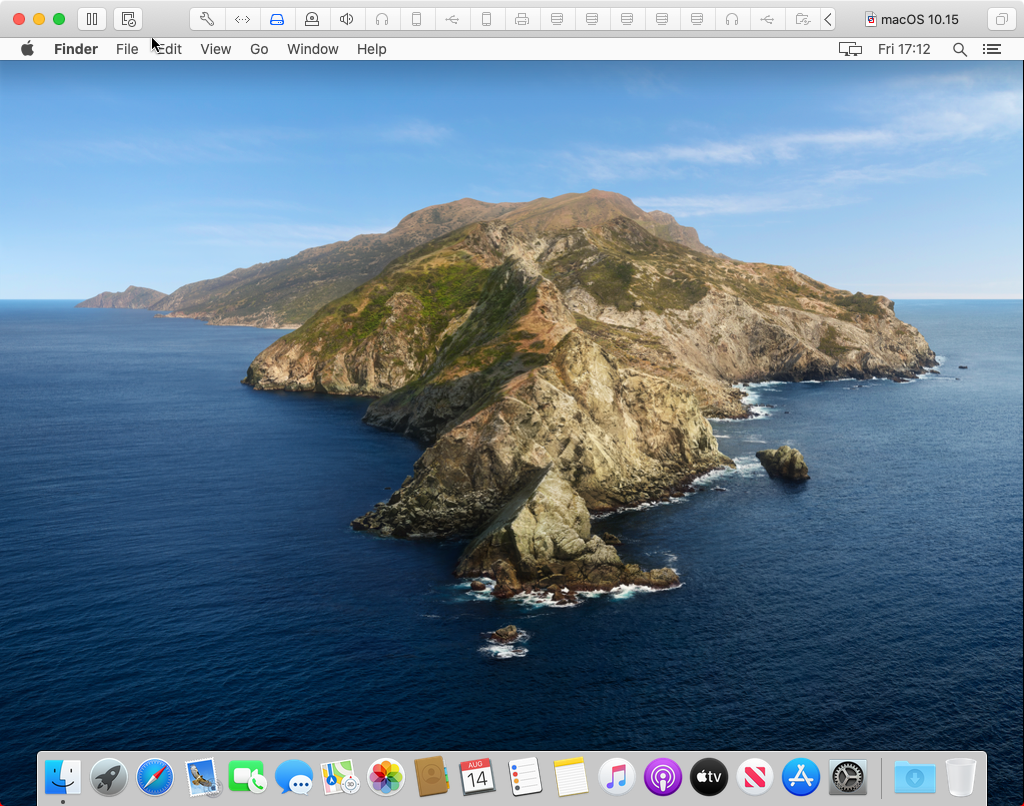 macOS Catalina desktop