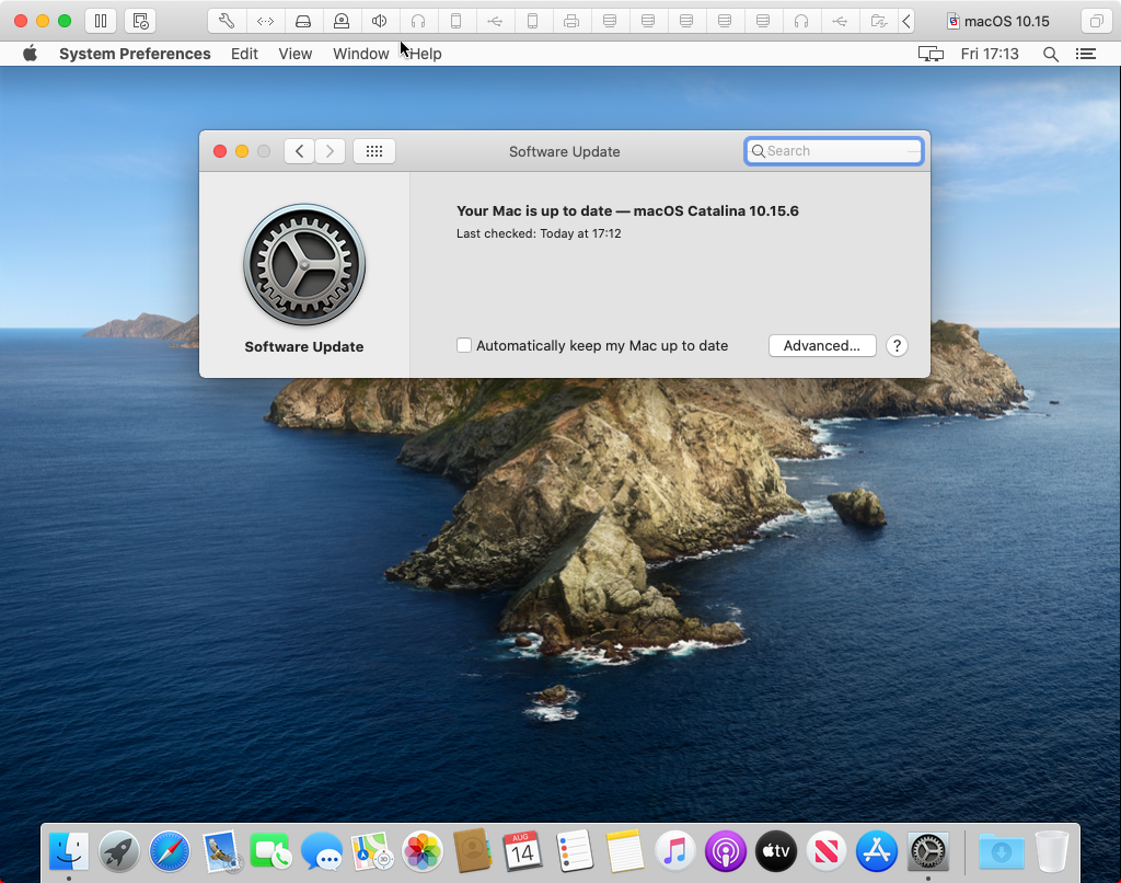 macOS Catalina Software Update