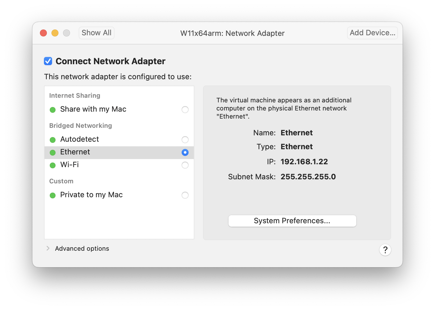 VMware Network Adapter