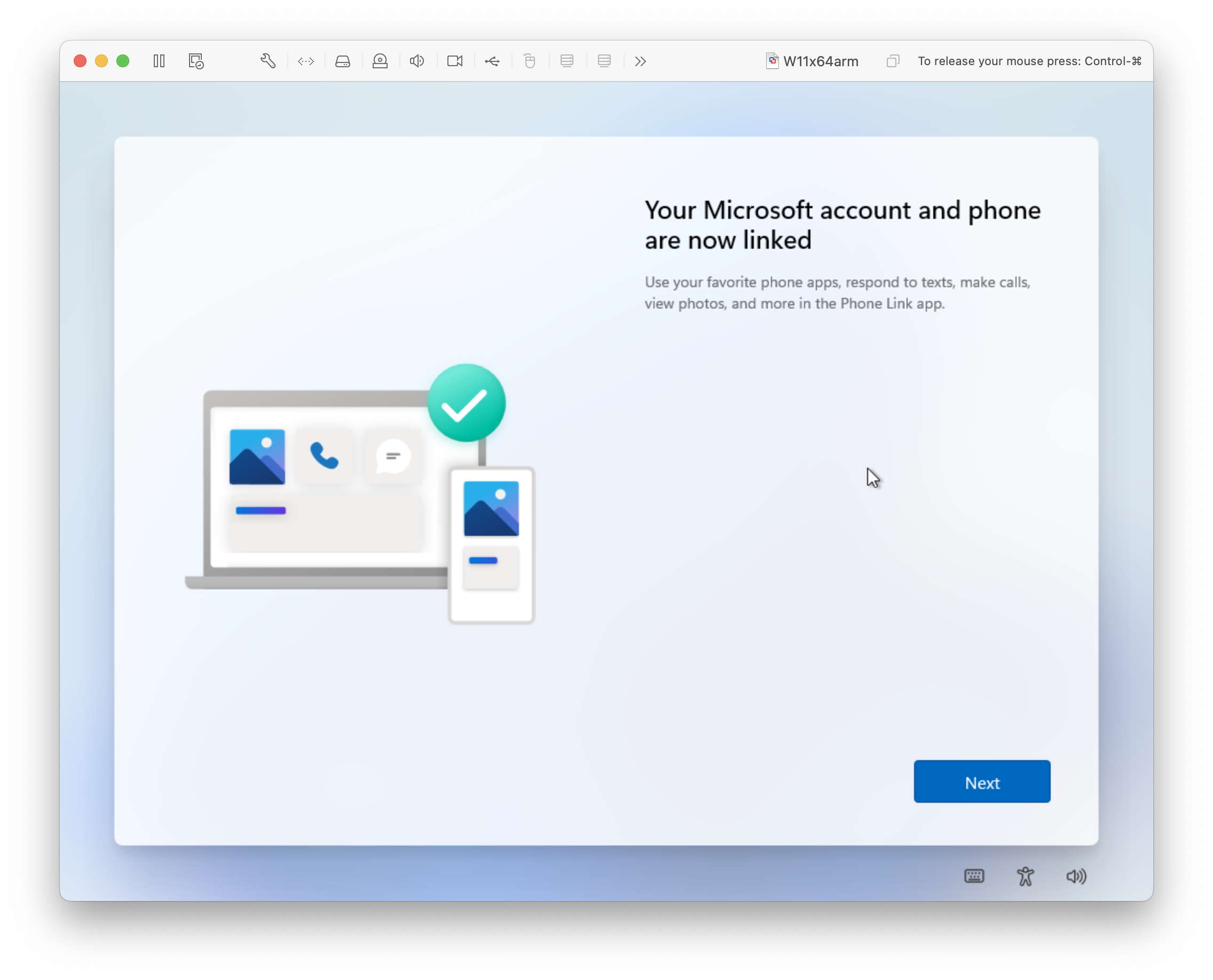 Your Microsoft account and phone are now linked