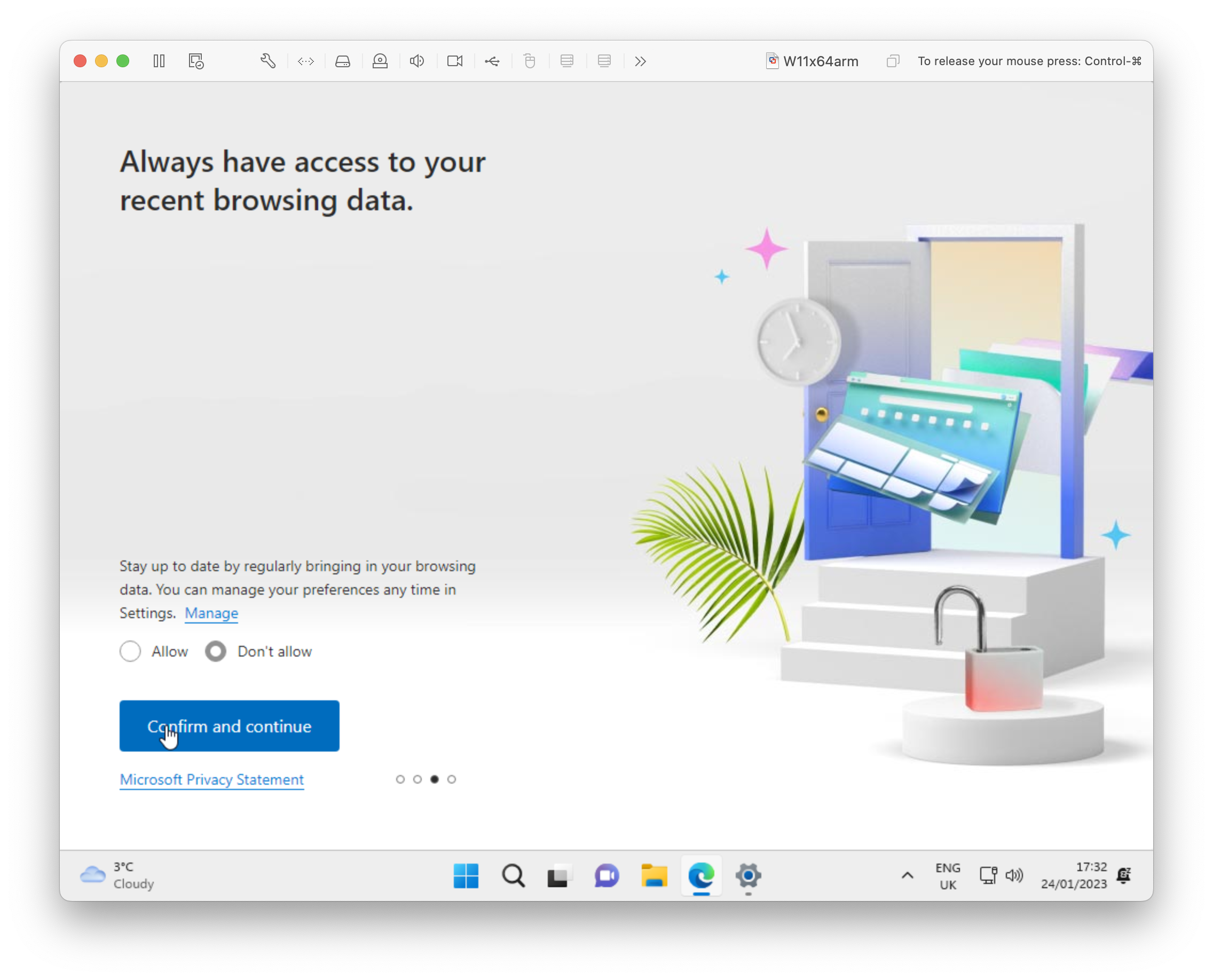Always have access to your recent browsing data